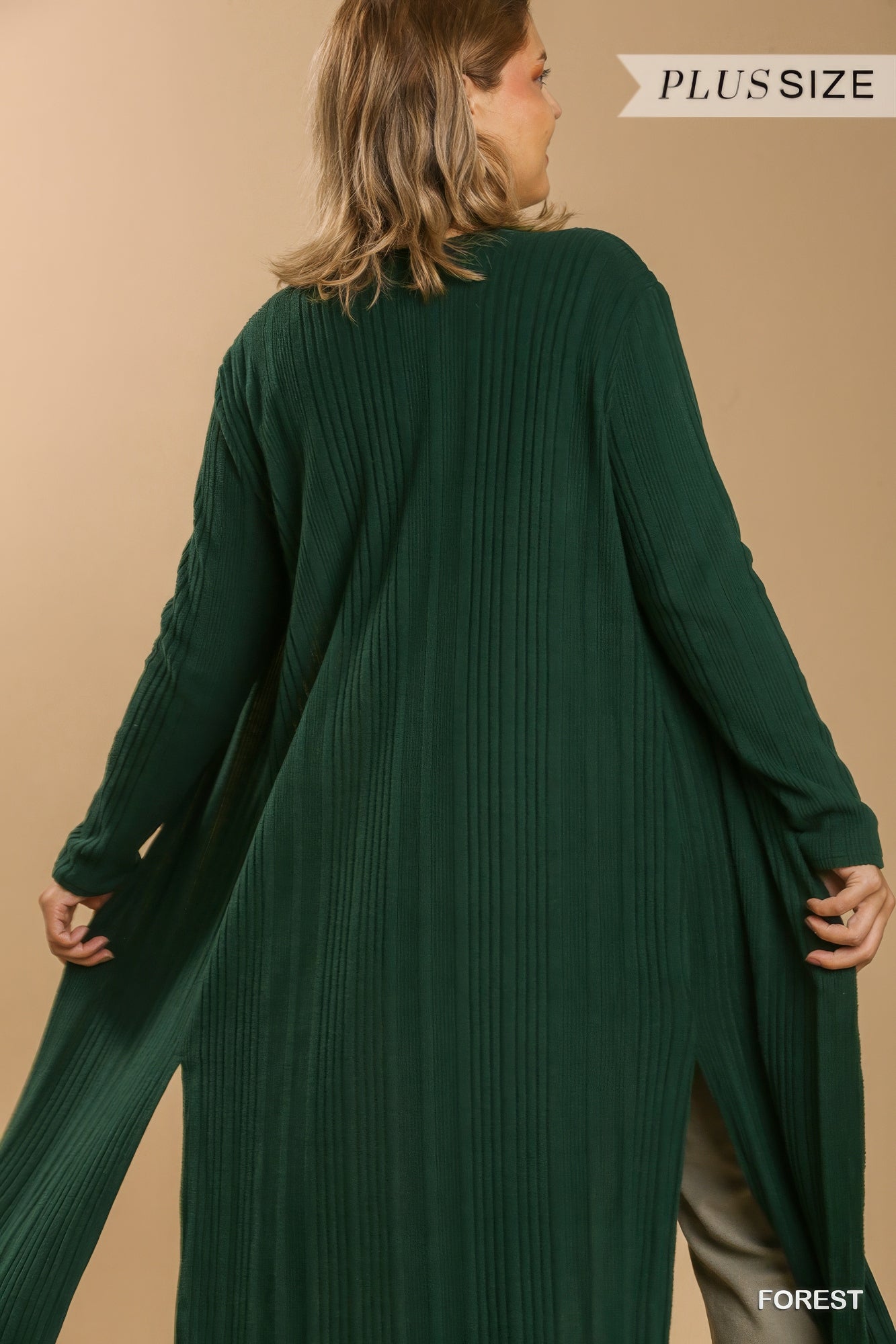 Open Front Long Body Cardigan - Nova Store