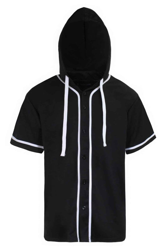 Hooded Baseball Jersey for Style and Comfort
