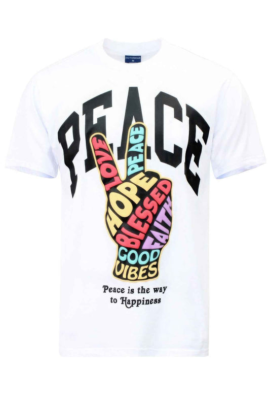 Peace Hand Sign T-shirt - Stylish & Meaningful Apparel