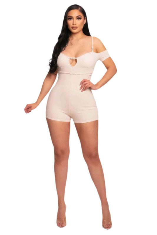 Infinity Off-shoulder Knitted Rompers - Stylish and Comfortable Off-shoulder Knitted Rompers