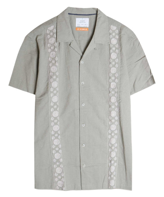 Embroidered Camp Shirt | Stylish Camp Shirt | Nova Store