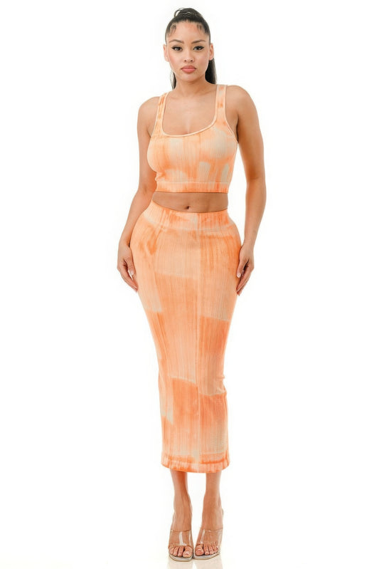 Beige Skirt Set | Custom Beige Skirt Set | Nova Store