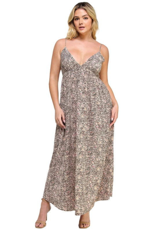 Maxi Dress With Tie Back | Tie Back Maxi Dress | Nova Store