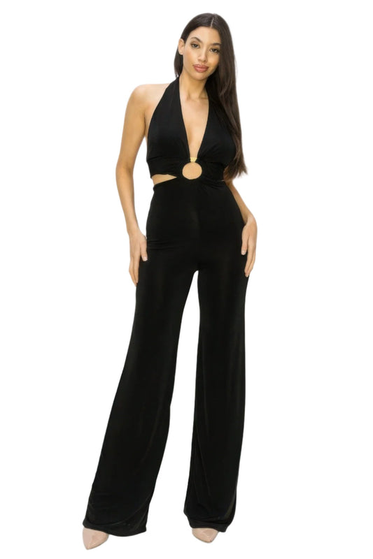 Olid Slinky Wide Legs Jumpsuit - Nova Store