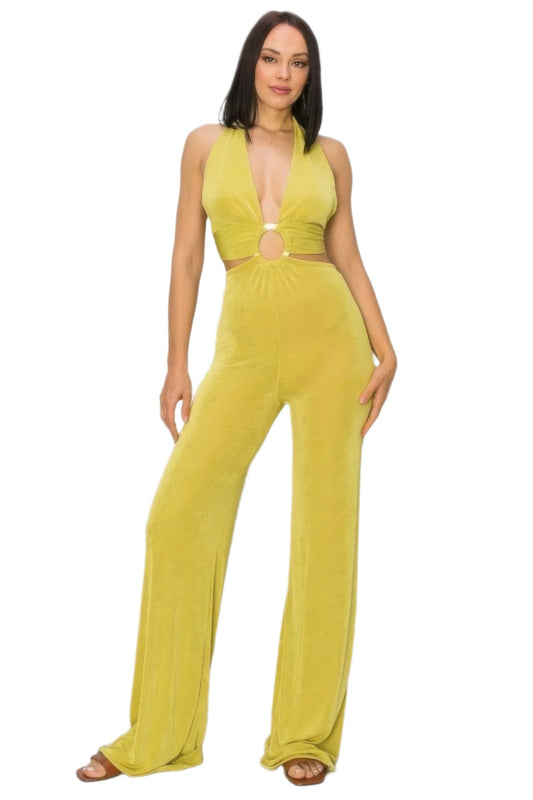 Olid Slinky Wide Legs Jumpsuit - Nova Store
