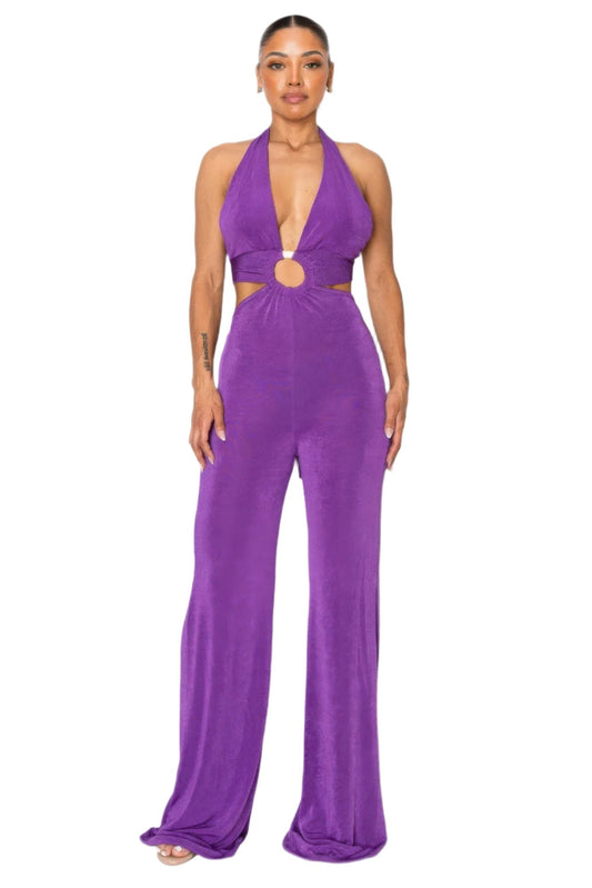 Olid Slinky Wide Legs Jumpsuit - Nova Store