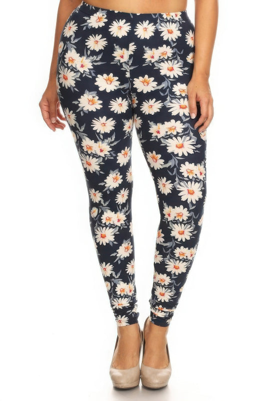 Plus Size Buttery Soft Print Leggings - Nova Store