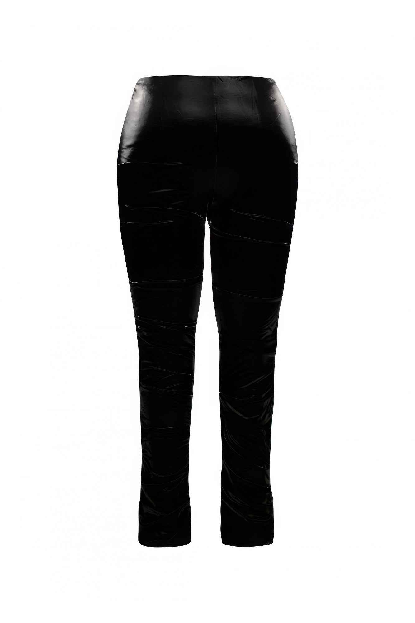 Velvet Pu Ruched Pants