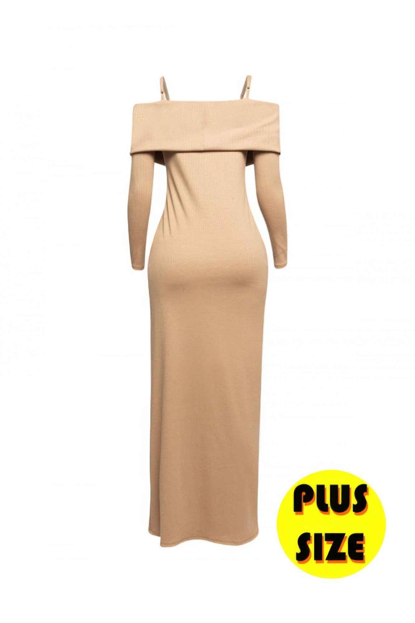 Plus Size Long Length Top & Skirt Leggings Set