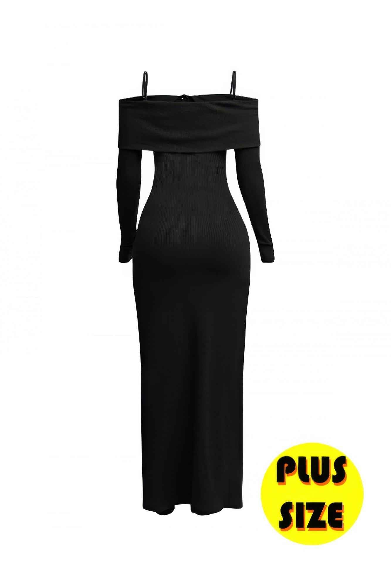 Plus Size Long Length Top & Skirt Leggings Set