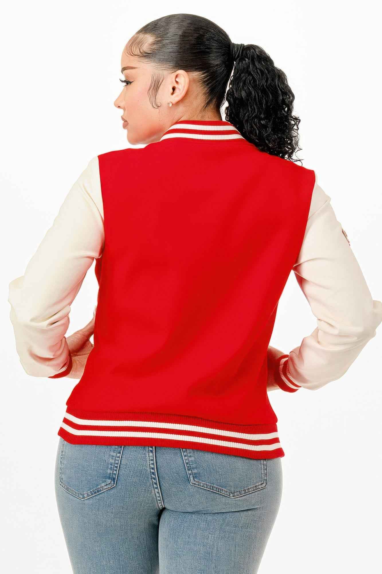 Patch Varsity Bomber Jacket