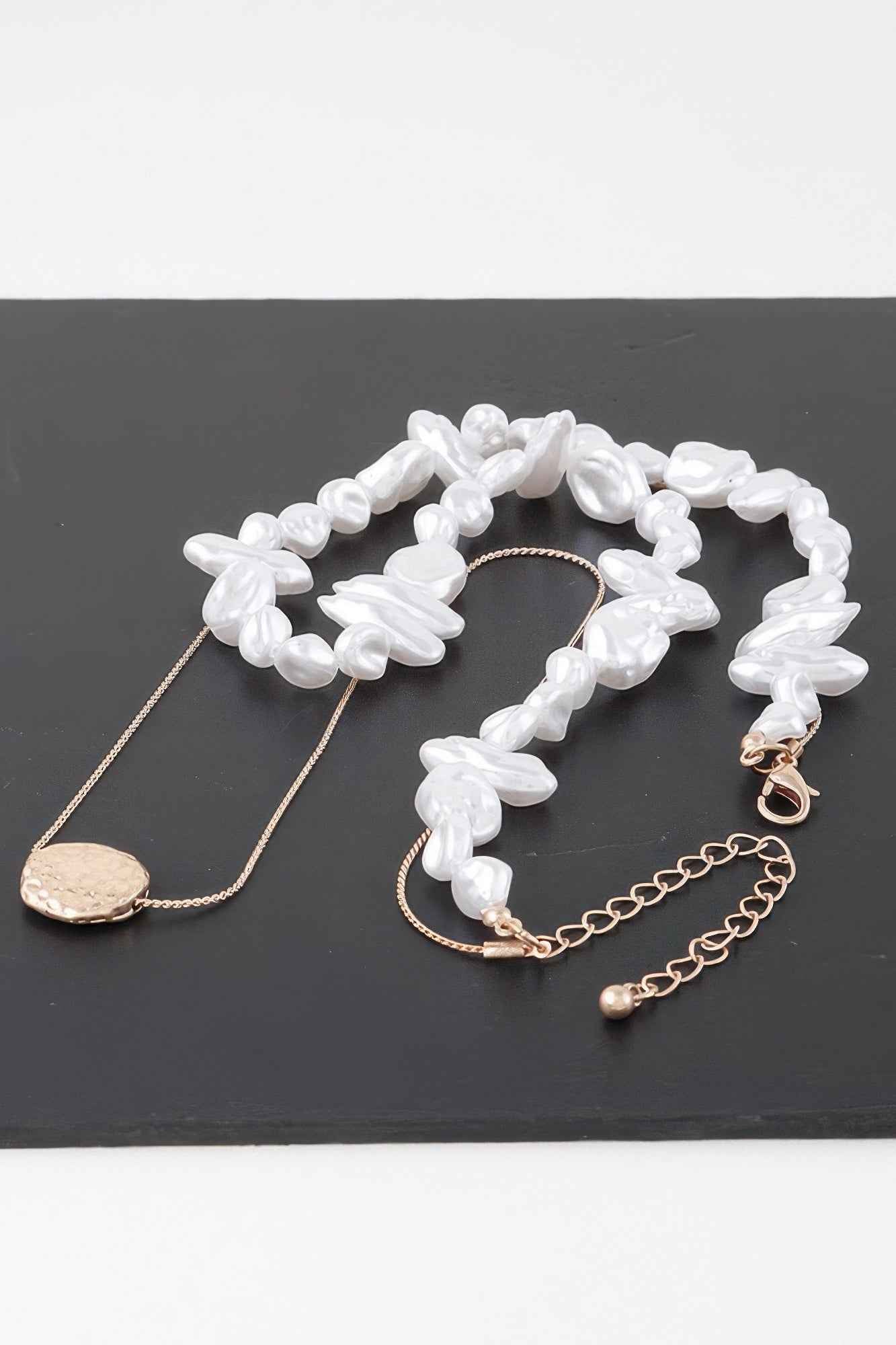 Double Abstract Stone Necklace