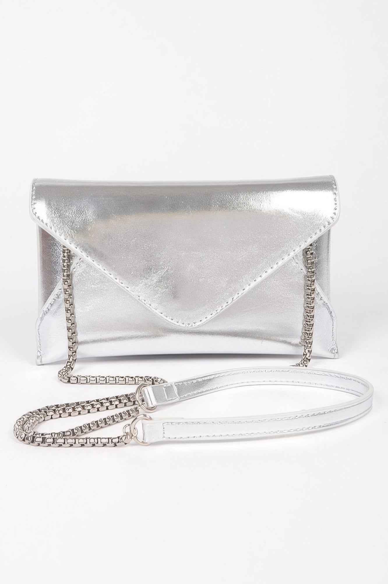 Metallic Small Envelope Clutch