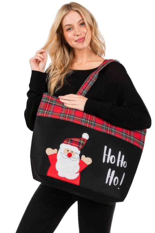 Ho Ho Ho Letter Santa Christmas Tote Bag