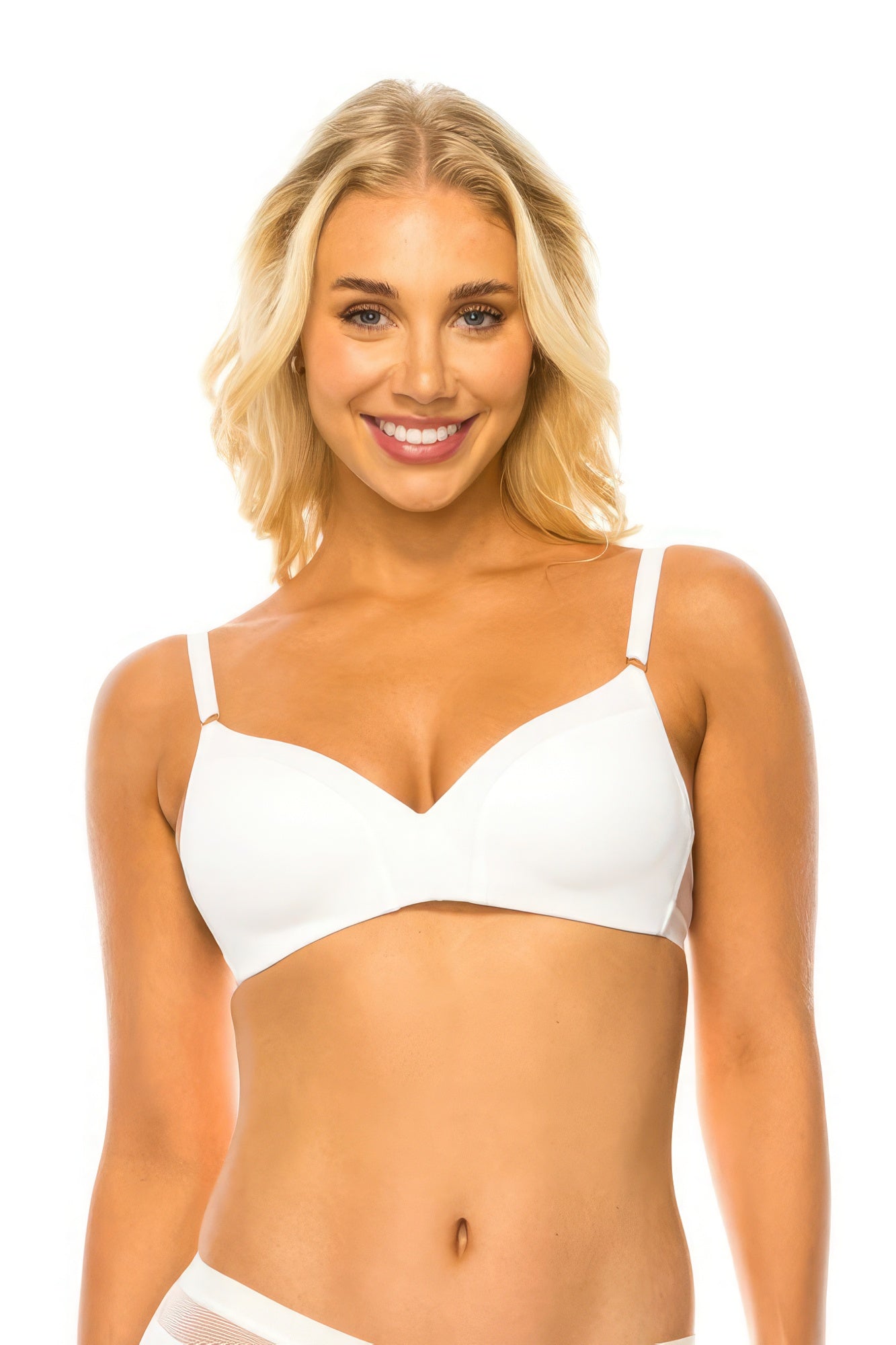 Women's White Bra | White Unique Bra | Nova Store