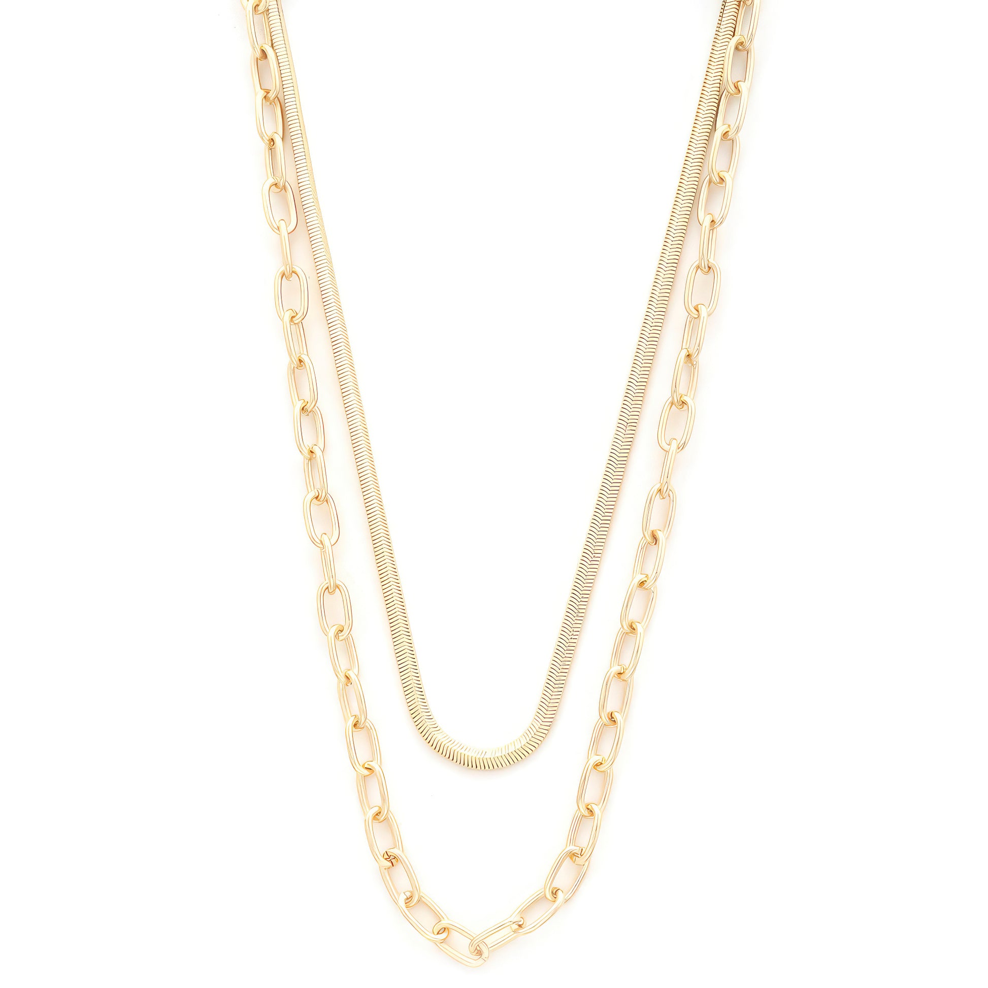 Snake Oval Link Necklace | Oval Link Necklace | Nova Store