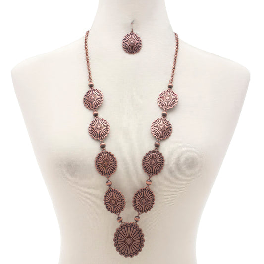 Western Oval Beaded Neckalce - Nova Store