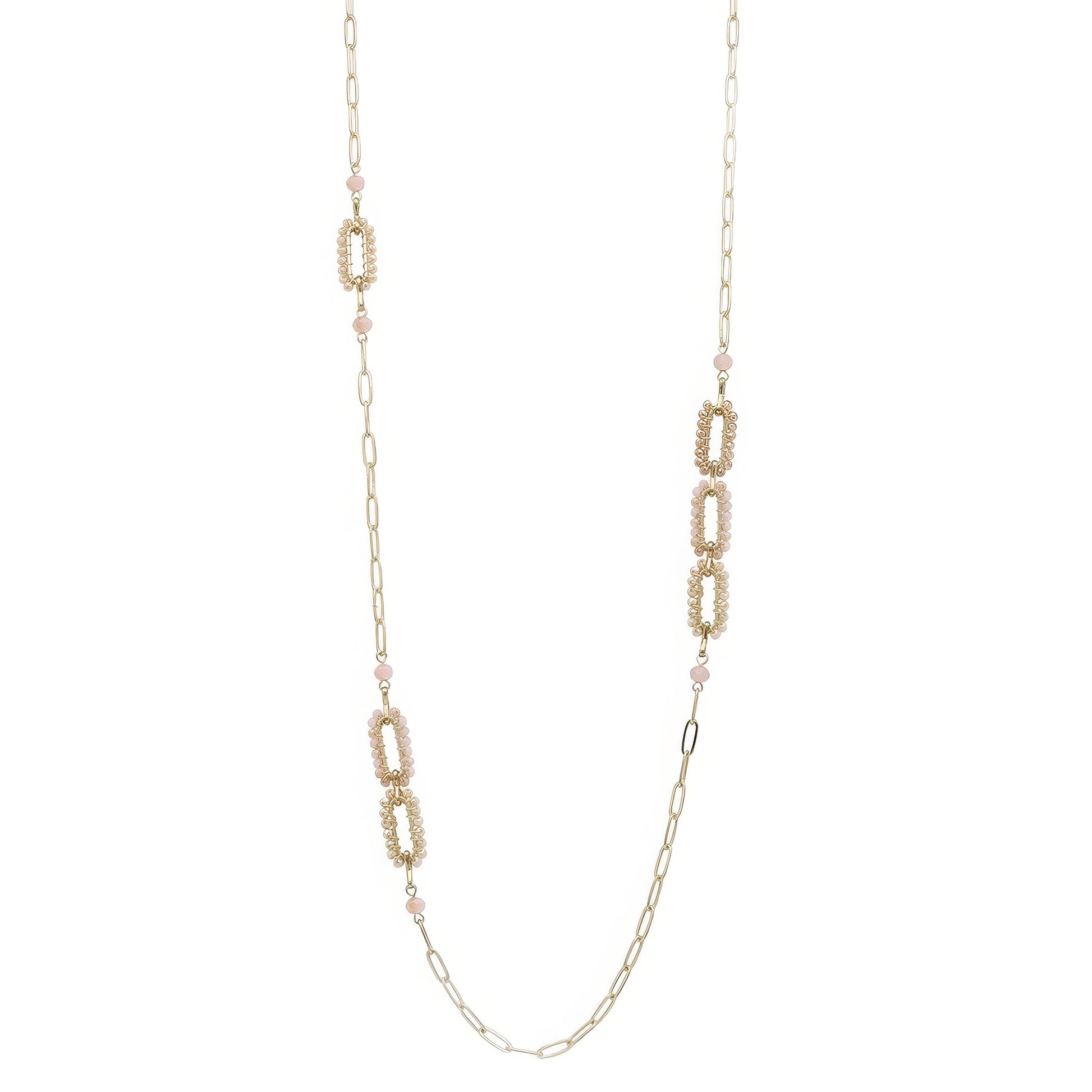 Beaded Link Necklace | Beaded Necklace | Nova Store