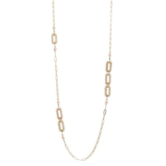 Beaded Link Necklace | Beaded Necklace | Nova Store
