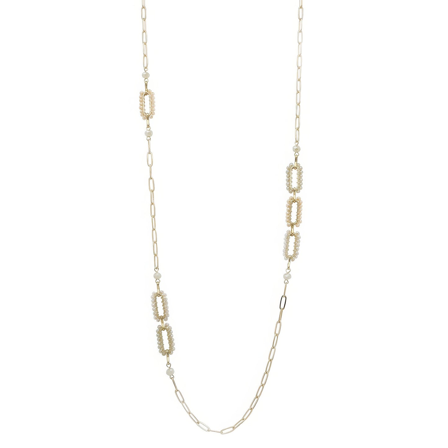 Beaded Link Necklace | Beaded Necklace | Nova Store