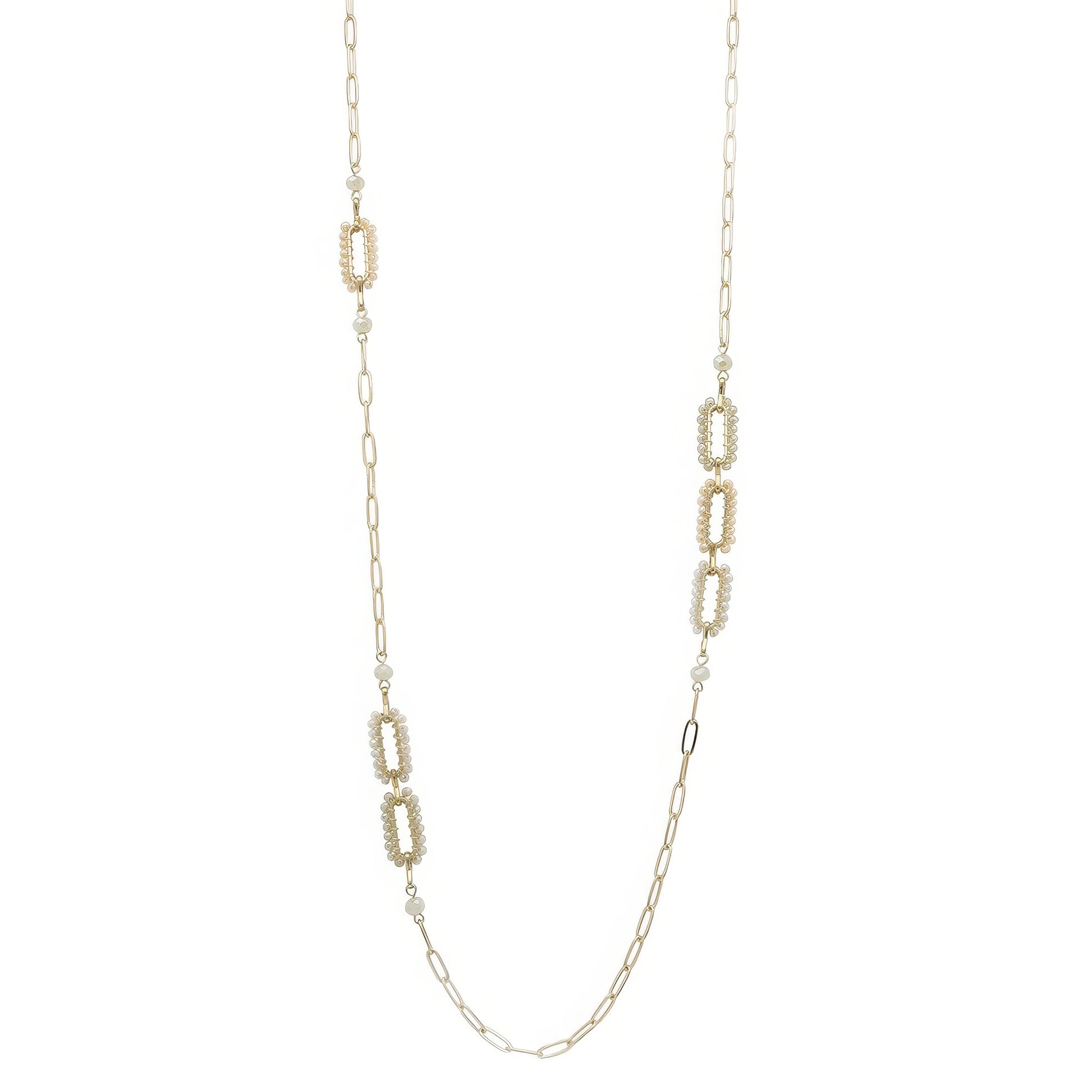 Beaded Link Necklace | Beaded Necklace | Nova Store