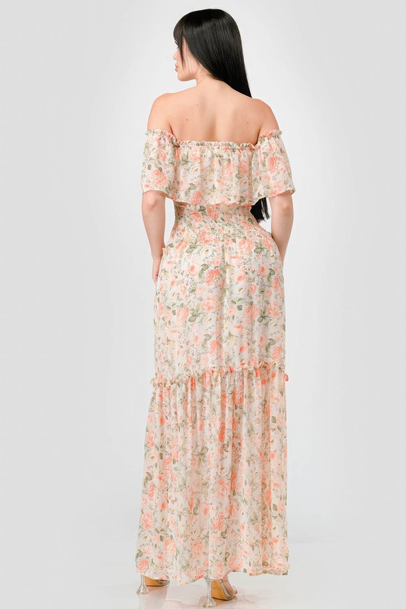 Ruffled Tiered Maxi Dress | Tiered Maxi Dress | Nova Store