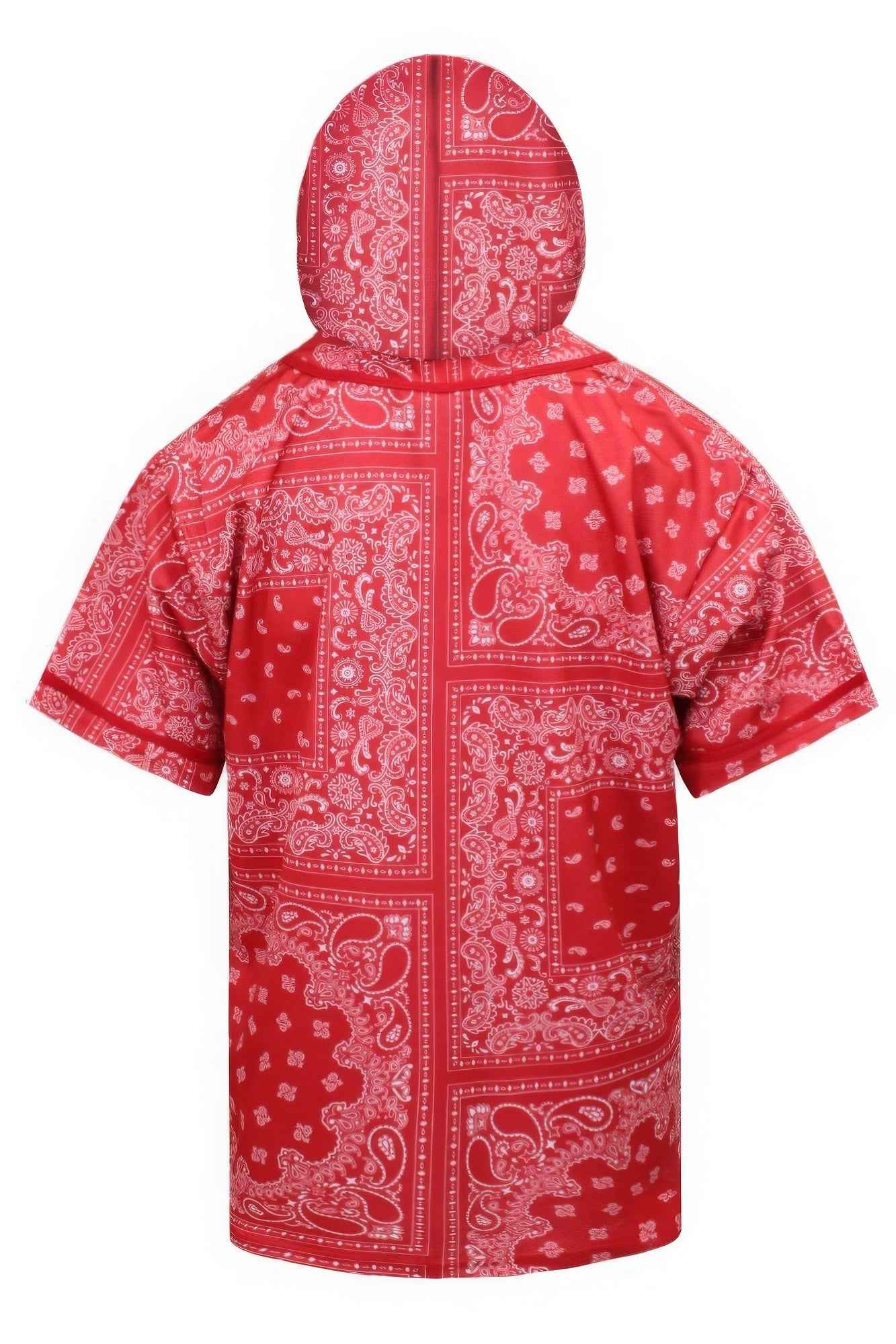 Hooded Bandana Jersey Baseball Style for Trendy Look