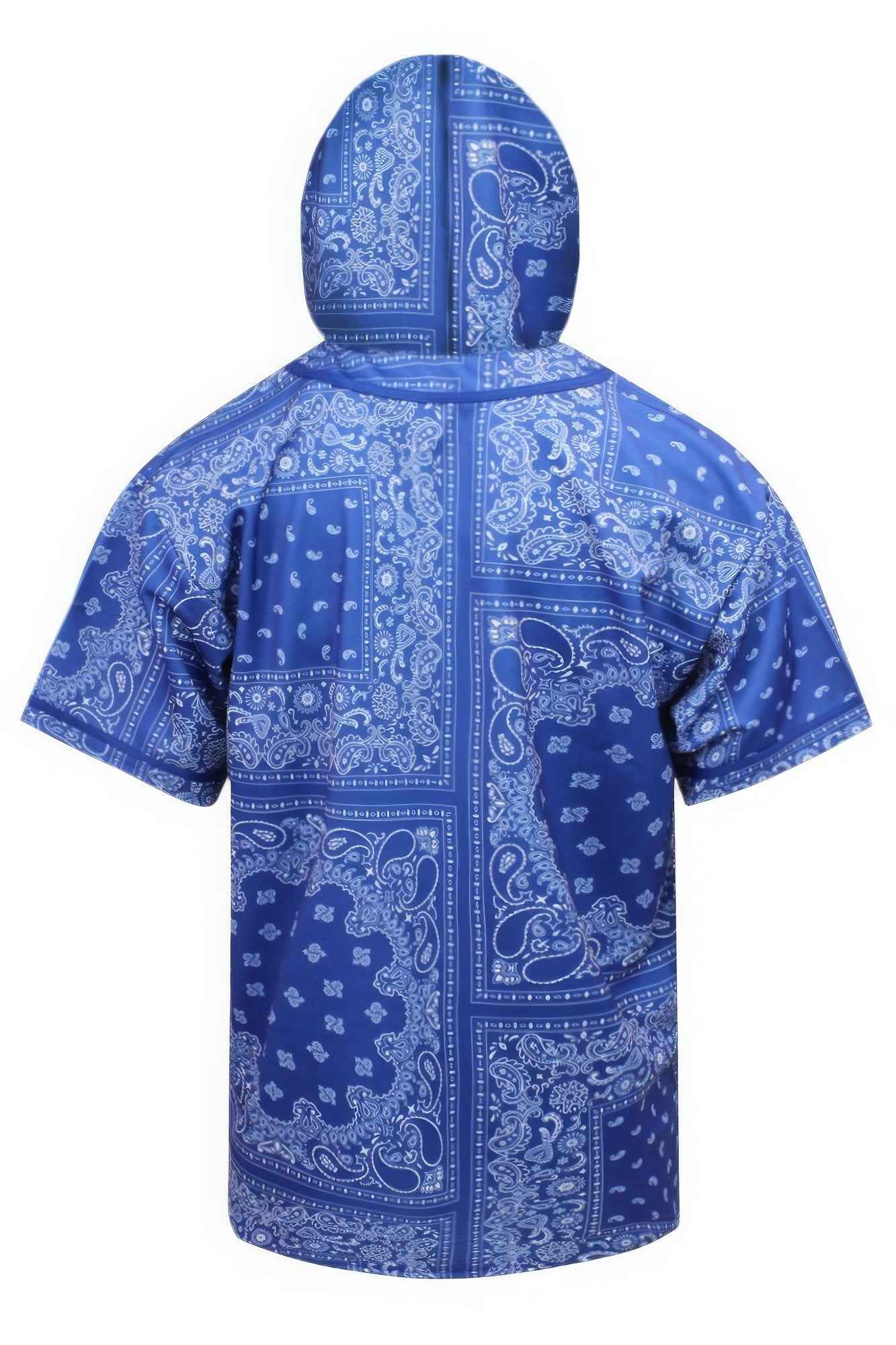 Hooded Bandana Jersey Baseball Shirt