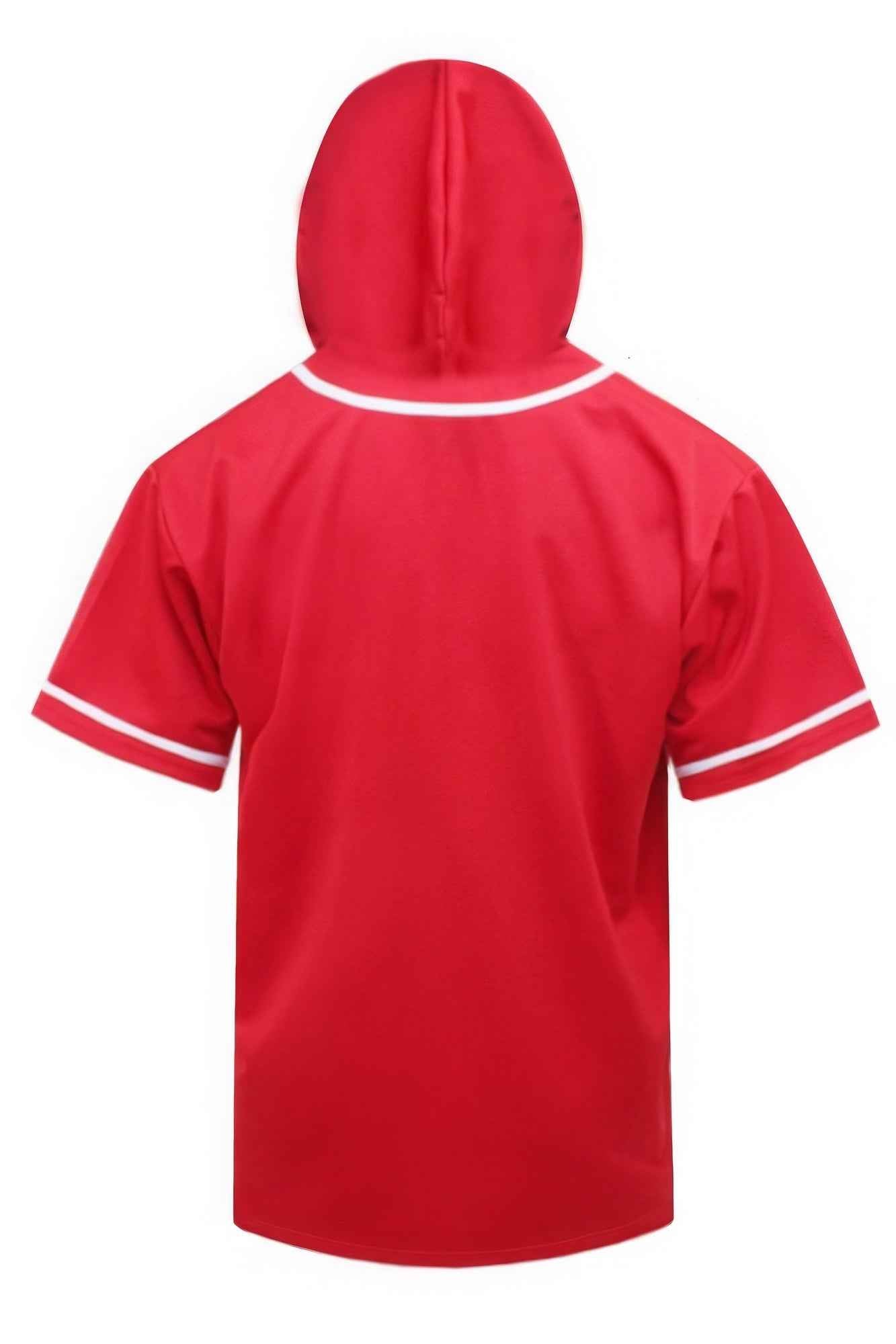 Hooded Baseball Jersey - Stylish Comfort for Sports Enthusiasts