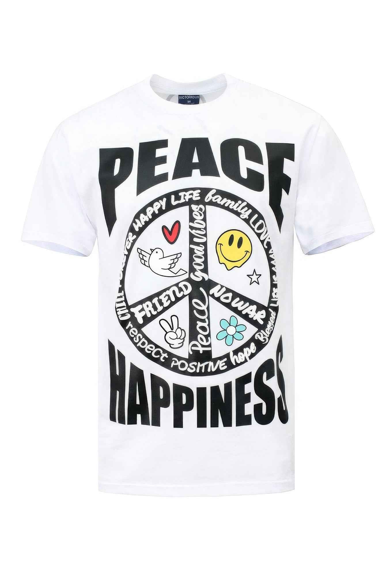 Peace Happiness T-shirts | Spread Joy and Positivity