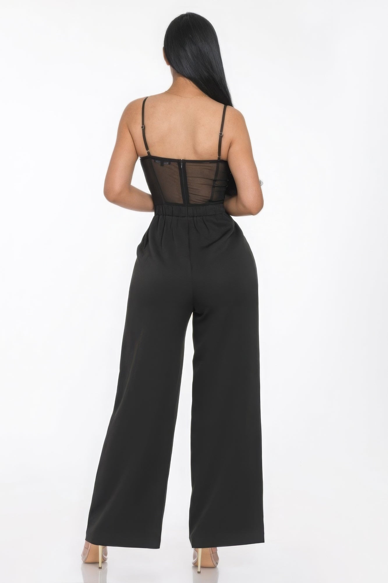 Black Wide Leg Jumpsuit | Wide Leg Jumpsuit | Nova Store