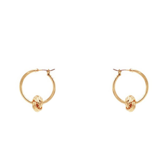 Knot Hoop Earrings | Women's Hoop Earrings | Nova Store