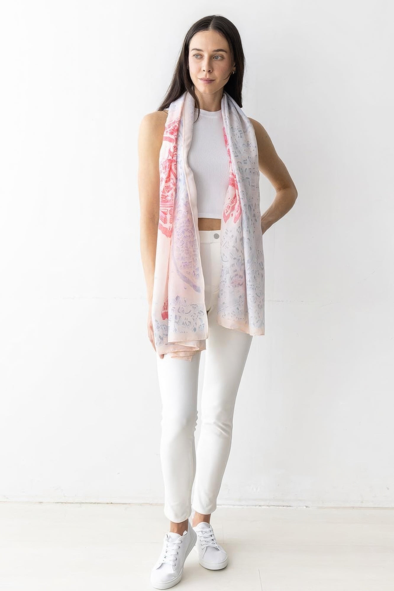 Unique Skinny Scarf | Custom Skinny Scarf | Nova Store