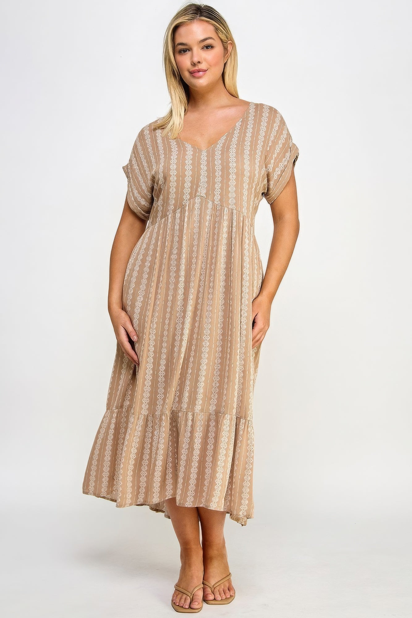 Boho Maxi Dress | Short-Sleeved Maxi Dress | Nova Store