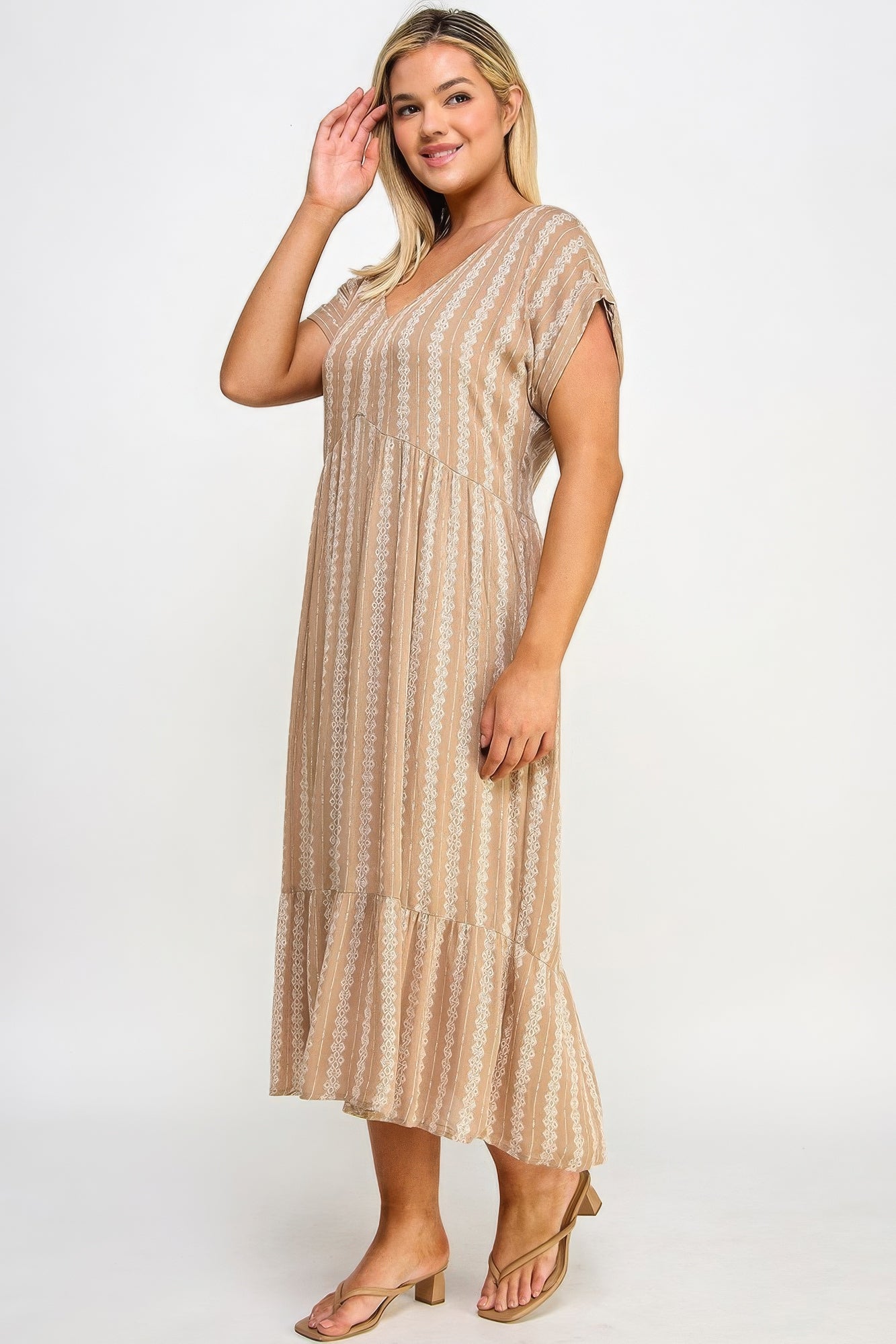Boho Maxi Dress | Short-Sleeved Maxi Dress | Nova Store