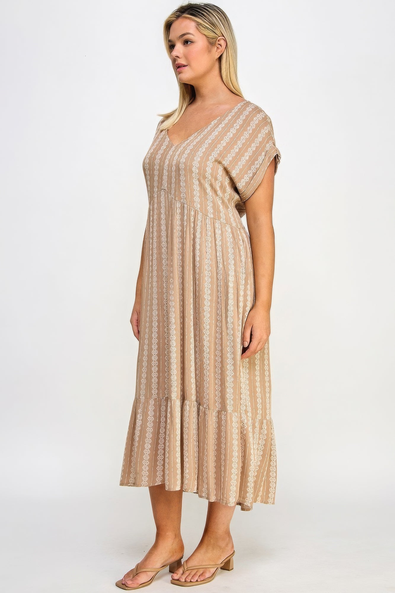 Boho Maxi Dress | Short-Sleeved Maxi Dress | Nova Store