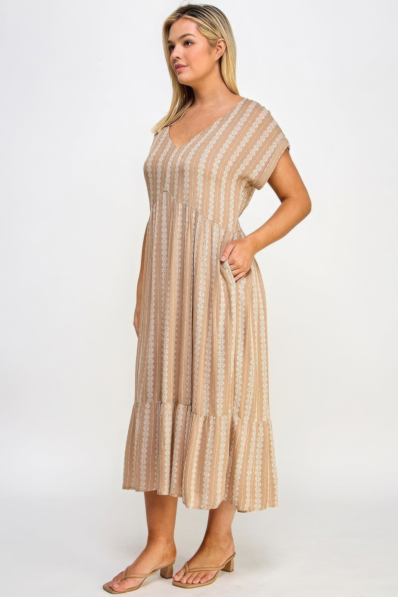 Boho Maxi Dress | Short-Sleeved Maxi Dress | Nova Store