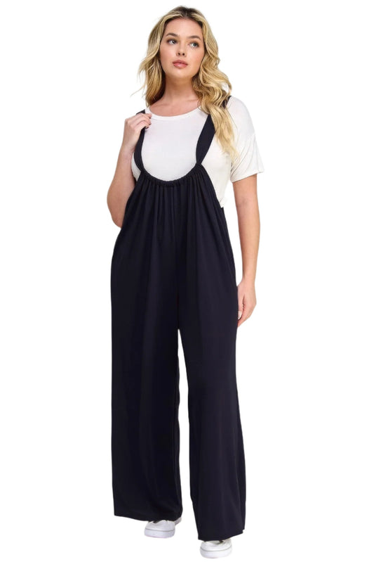 Terry Wide Leg Jumpsuit | Terry Jumpsuit | Nova Store