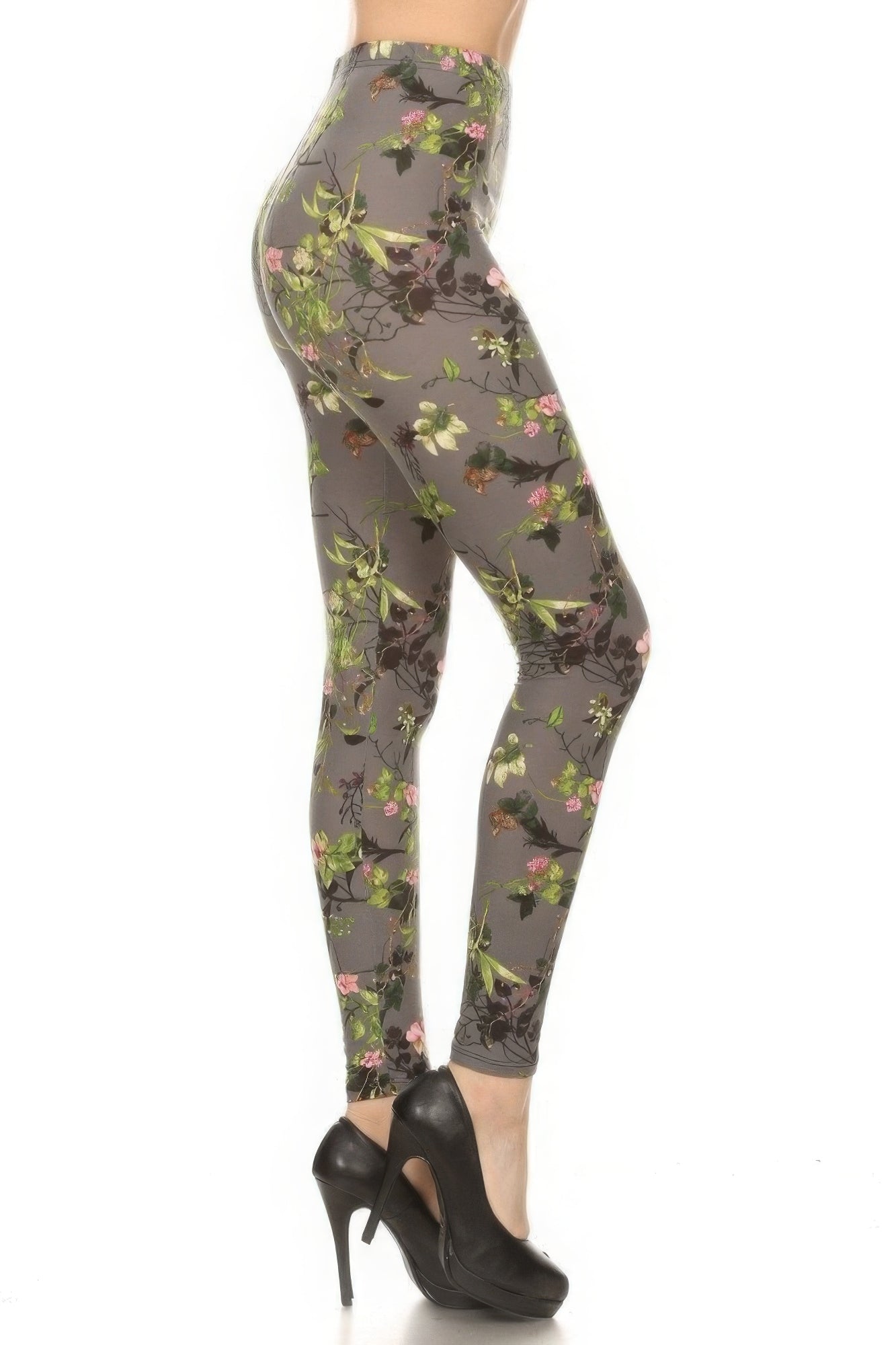 Floral Printed Leggings | High Waisted Leggings | Nova Store