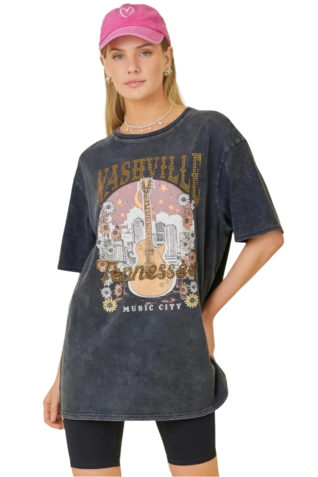 Washing Nashville Music City Graphic T-shirts