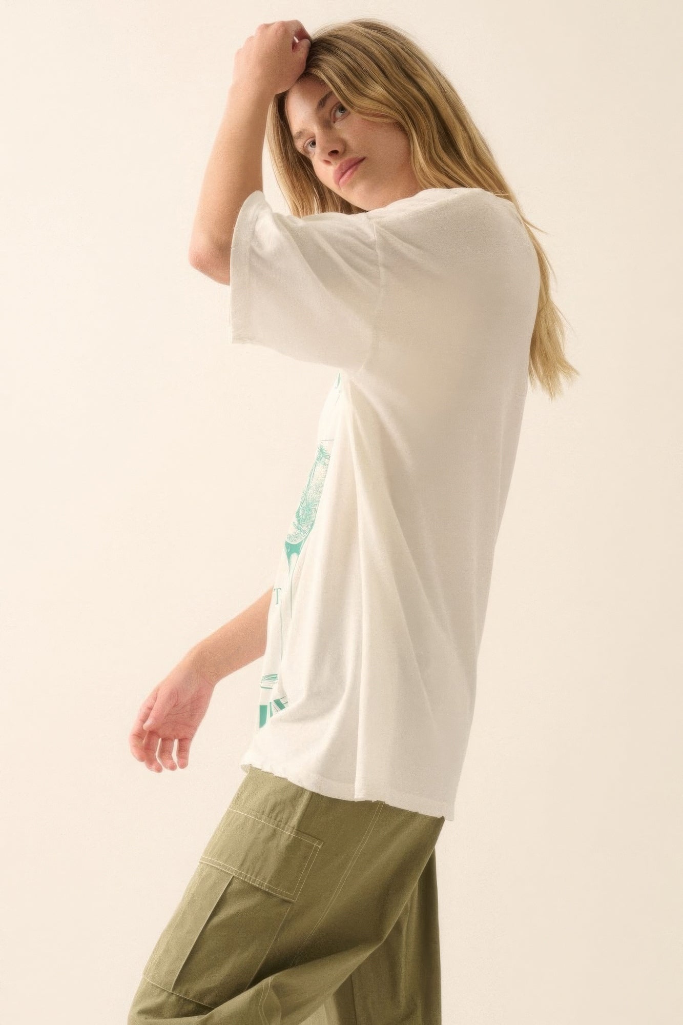 Shaken Stirred Martini Distressed Graphic Tee - Nova Store