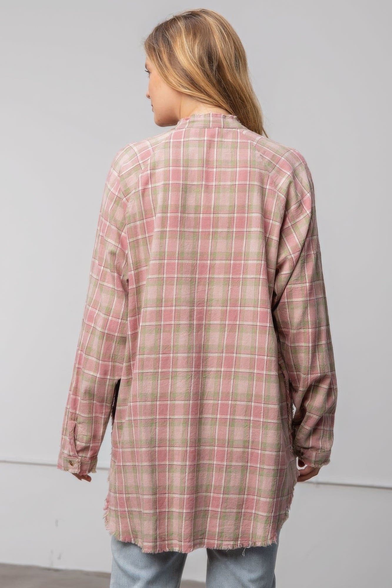 Plaid Cotton Linen Shirt - Nova Store