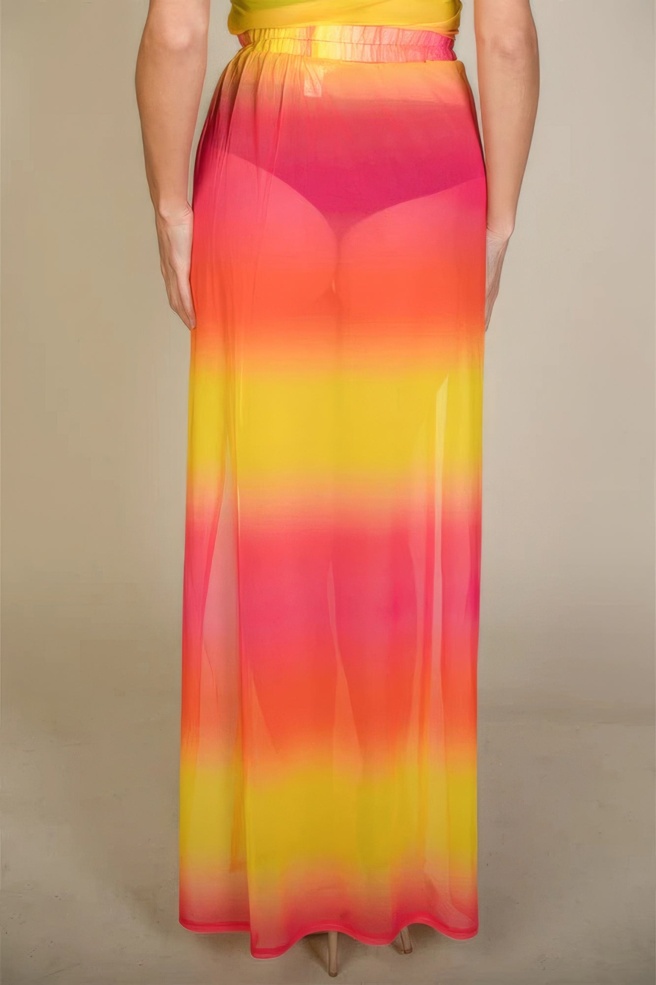 Multicolor Mesh Skirt | Multicolor Maxi Skirt | Nova Store