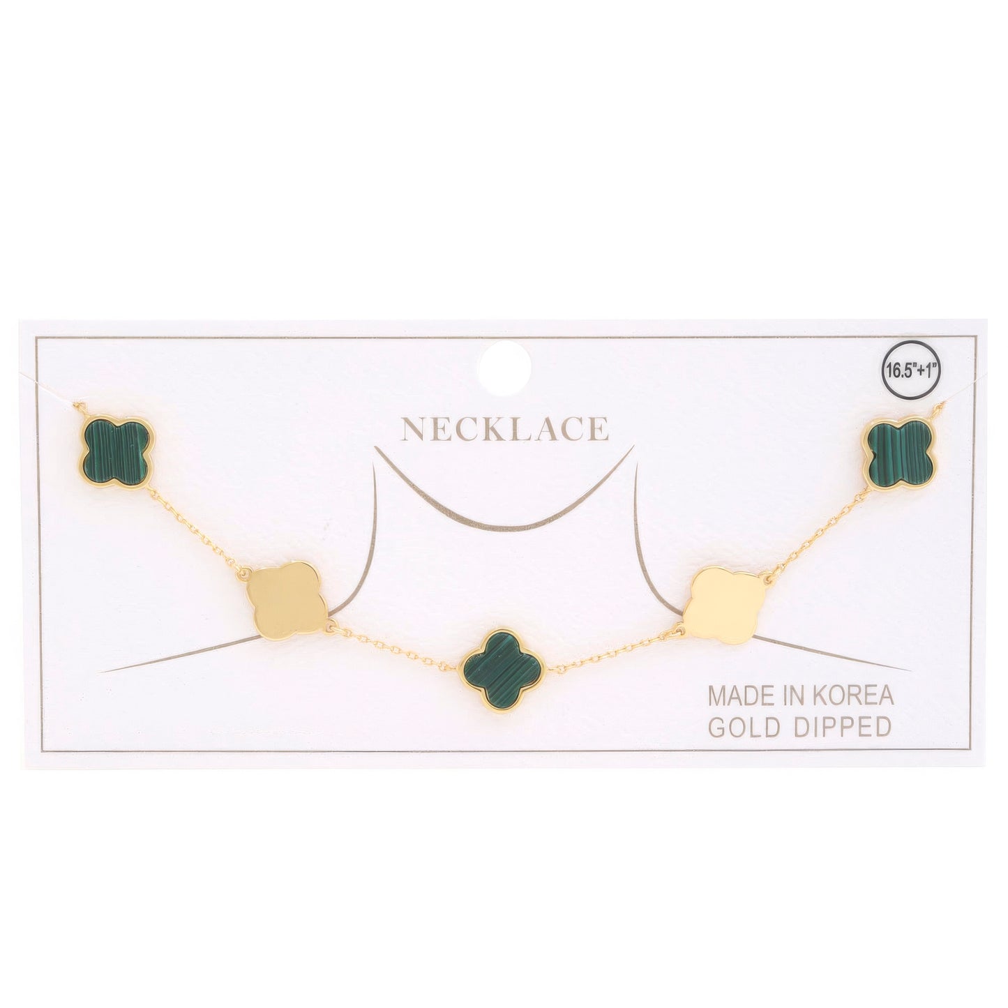 Charm Gold Necklace | Gold Dipped Necklace | Nova Store