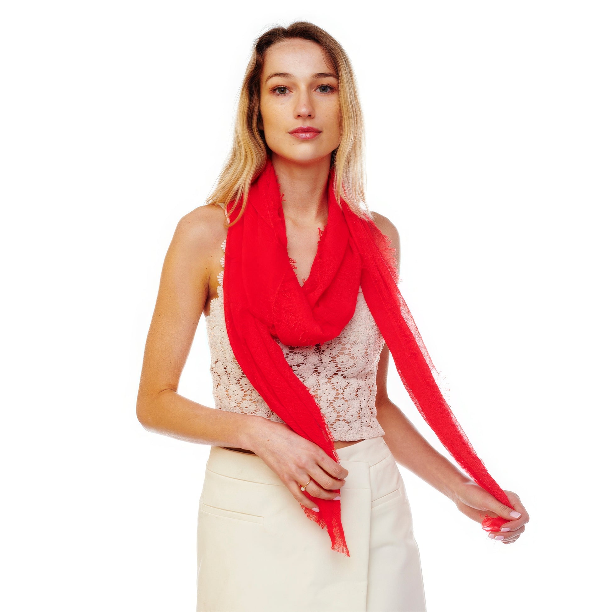 Solid Oblong Scarf - Nova Store