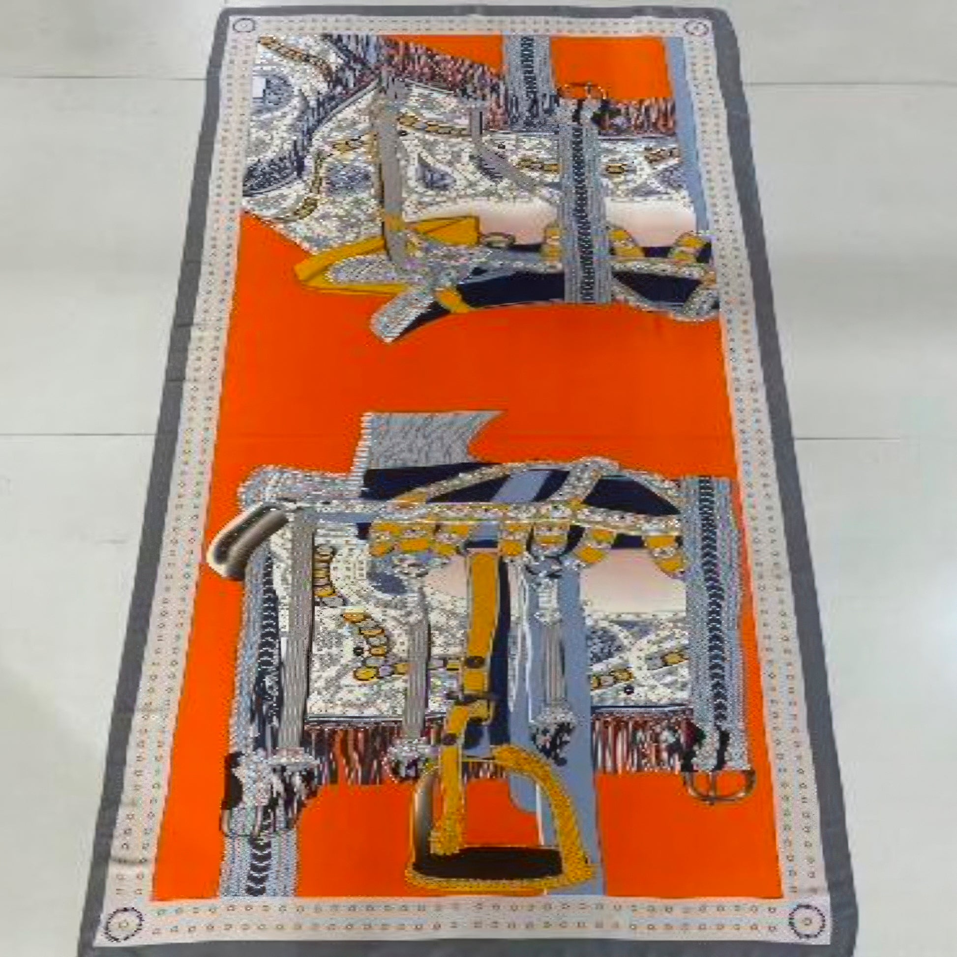 Multi Print Silky Scarf And Shawl - Nova Store