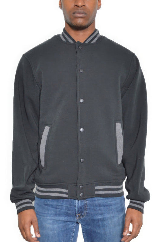 Men's Fleece Jacket | Black Fleece Jacket | Nova Store