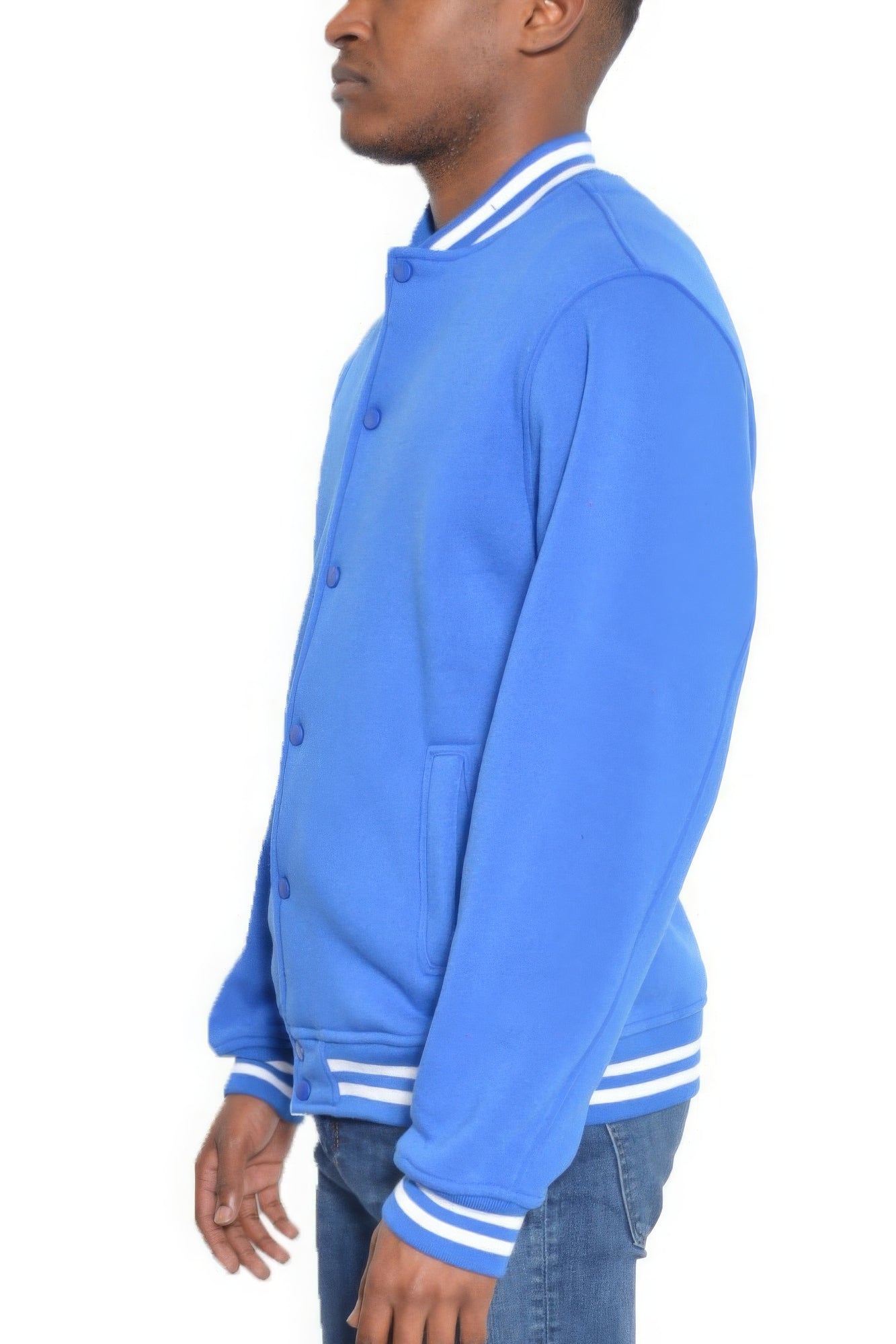 Blue Fleece Jacket | Unique Fleece Jacket | Nova Store