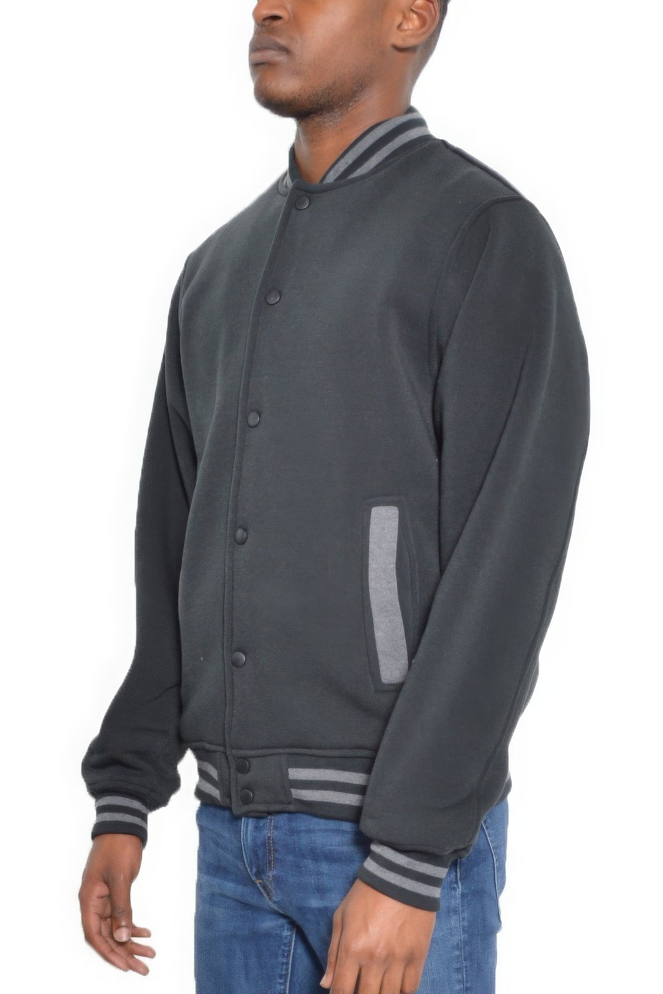 Men's Fleece Jacket | Black Fleece Jacket | Nova Store