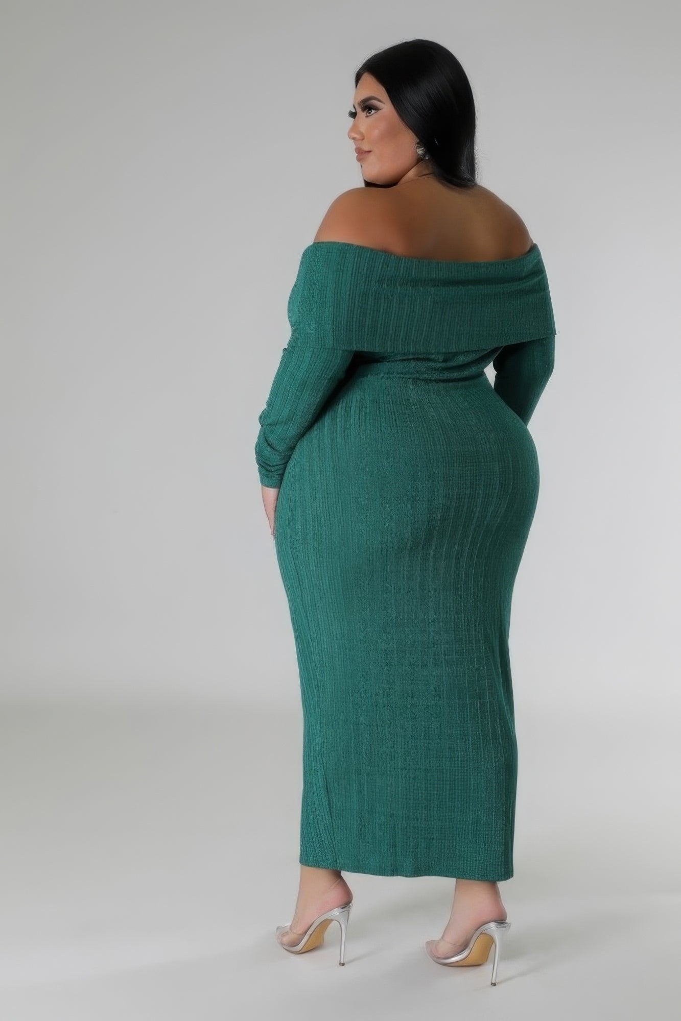 Off Shoulders Stretch Dress - Nova Store